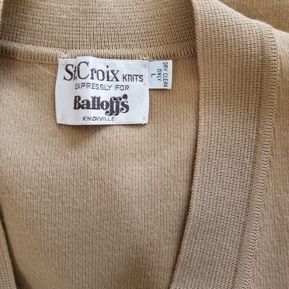 St Croix | Sweaters | St Croix Cardigan Sweater Zephyr Wool Tan | Poshmark